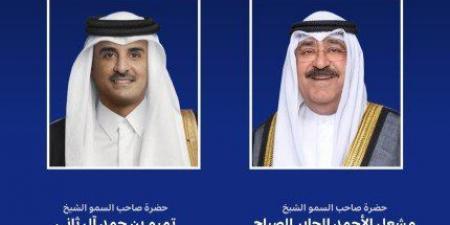 أمير الكويت يتلقى اتصالا هاتفيا من أمير قطر للتهنئة بحلول عيد الأضحى المبارك - الكويت الاخباري