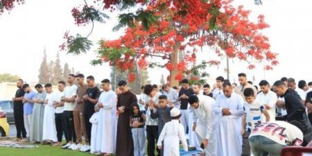 آلاف المواطنين بالإسماعيلية أدوا صلاة عيد الأضحى المبارك - الكويت الاخباري