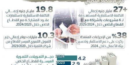 إنفوجراف.. بالأرقام مصر تحصد ثمار التنمية بعد 10 سنوات من الإصلاح - الكويت الاخباري