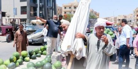 جهاز مدينة السادات يواصل حملاته المكثفة لإزالة الإشغالات والتعديات - الكويت الاخباري