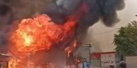 اندلاع حريق داخل مول تجاري بأكتوبر - الكويت الاخباري