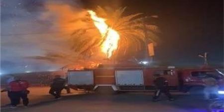 السيطرة على حريق نشب في أخشاب داخل مصنع دعاية وإعلان بالعبور - الكويت الاخباري