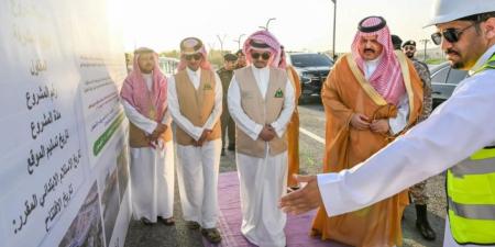 أمير منطقة حائل يفتتح مشروع جسر السمراء - الكويت الاخباري