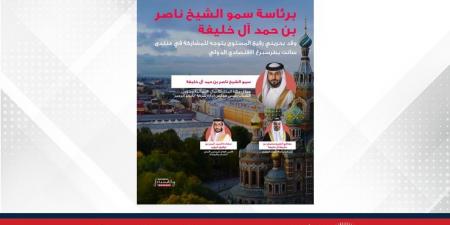 برئاسة سمو الشيخ ناصر بن حمد آل خليفة..مملكة البحرين تشارك بوفد رسمي كضيف شرف في منتدى سانت بطرسبرغ الاقتصادي الدولي - الكويت الاخباري