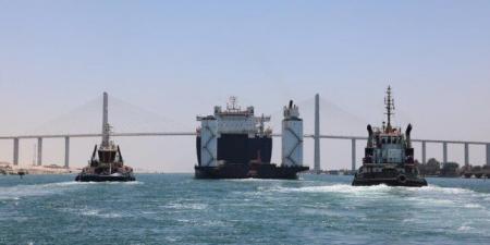 قناة السويس تشهد عبور سفينة الحاويات العملاقة CMA CGM JULES VERNE - الكويت الاخباري
