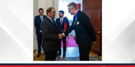 في إطار الزيارة الرسمية لسمو ولي العهد رئيس مجلس الوزراء إلى المملكة المتحدة.. وزير المالية والاقتصاد الوطني يلتقي عمدة الحي المالي لمدينة لندن - الكويت الاخباري