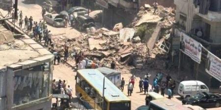 إخلاء عقارين مجاورين لـ عقار شبرا مصر المنكوب - الكويت الاخباري