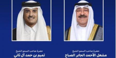 أمير الكويت يجري اتصالا هاتفيا بنظيره القطري - الكويت الاخباري
