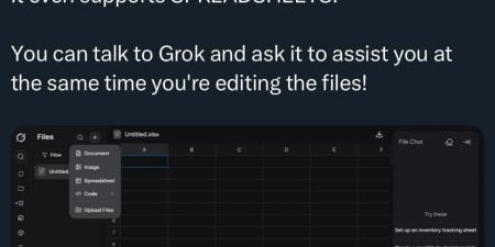 محرر ملفات ذكى داخل Grok.. هل تقترب من منافسة Google وMicrosoft؟ - الكويت الاخباري