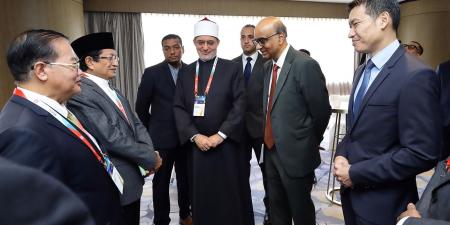 رئيس سنغافورة:نعتز بعلاقاتنا مع مصر ومؤسساتها الدينية العريقة #دين وحياة #دار الإفتاء - الكويت الاخباري