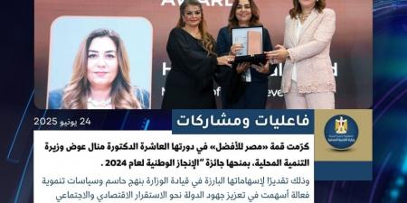 بالإنفوجراف..نشرة الحصاد الأسبوعي لأنشطة التنمية المحلية - الكويت الاخباري