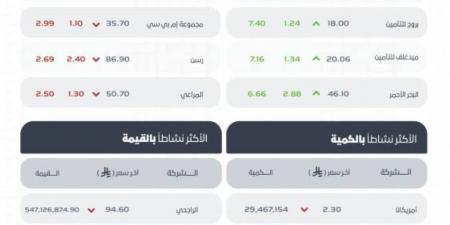 مؤشر سوق الأسهم السعودية يُغلق منخفضًا عند مستوى 11163 نقطة - الكويت الاخباري