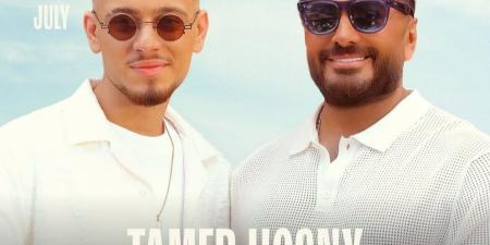 الشامي يشارك تامر حسني حفل مهرجان العلمين فى دورته الثالثة - الكويت الاخباري