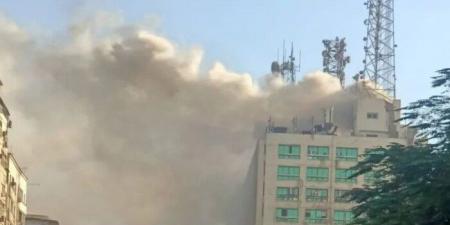 تشكيل لجنة هندسية لبيان مدى تأثر مبنى سنترال رمسيس بالحريق - الكويت الاخباري