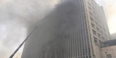 تشكيل لجنة هندسية لبيان مدى تأثر مبنى سنترال رمسيس من الحريق - الكويت الاخباري