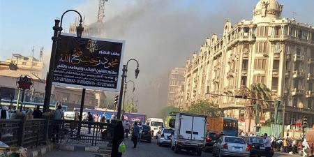 عاجل ـ شاهد {صور} ????.. حريق سنترال رمسيس يشل الاتصالات في قلب القاهرة.. والحماية المدنية تتدخل لمنع الكارثة - الكويت الاخباري