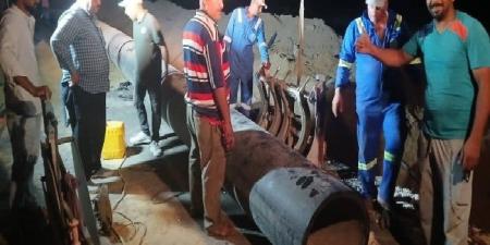 الانتهاء من إصلاح كسر خط المياه الرئيسي بوادي النطرون وعودة الخدمة تدريجيًا للمناطق المتأثرة - الكويت الاخباري