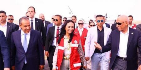 وزيرة التضامن تصل العريش رفقة وزير الخارجية ورئيس الوزراء الفلسطيني - الكويت الاخباري