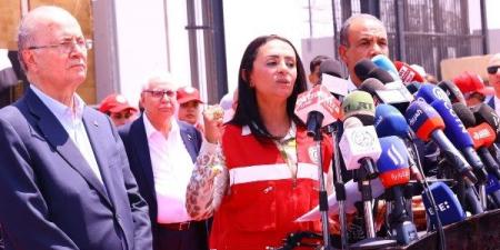 أمام معبر رفح.. وزيرة التضامن  تطلق نداءً إنسانياً لإدخال المساعدات المصرية لغزة - الكويت الاخباري