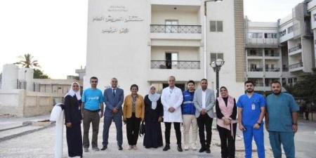 نائب وزير الصحة تتفقد مستشفى العريش العام - الكويت الاخباري