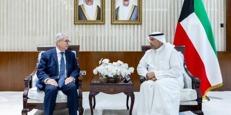 وزير الخارجية يستقبل سفير مصر بمناسبة انتهاء مهام عمله لدى الكويت - الكويت الاخباري