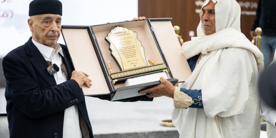 وفد من شيوخ وقبائل غرب ليبيا يعرض مطالبه أمام المستشار صالح في القبة - الكويت الاخباري