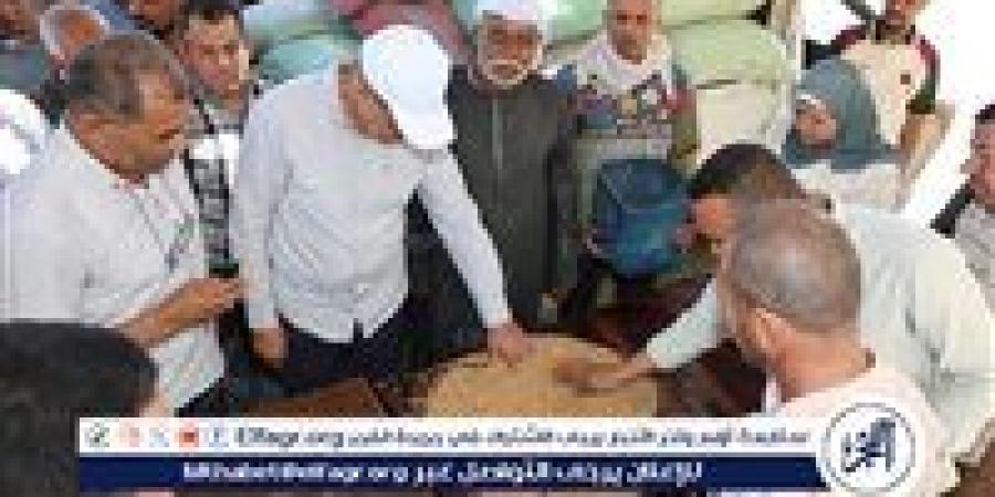 محافظ المنيا يتفقد محصول القمح فى صومعة البهنسا ببنى مزار - الكويت الاخباري