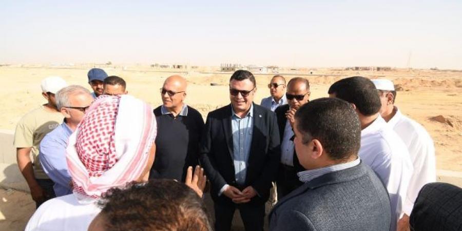 وزير الإسكان يتفقد سير العمل بالتجمع العمراني غرب الضبعة - الكويت الاخباري
