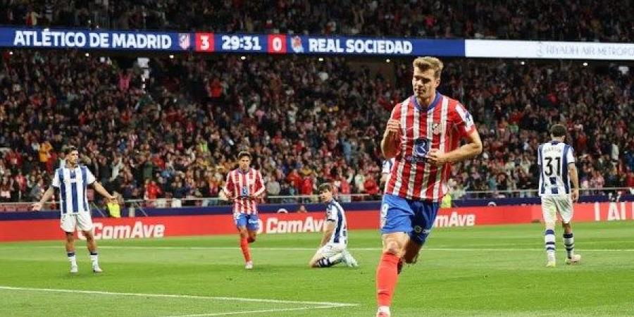 سوبر هاتريك سورلوث يقود أتلتيكو مدريد للفوز على سوسيداد بالدوري الإسباني - الكويت الاخباري