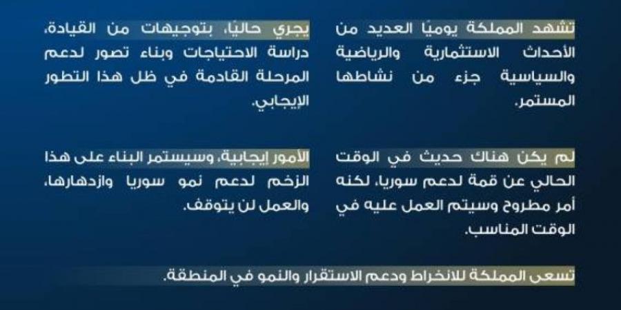 فيصل بن فرحان لـ”المدينة”: رفع العقوبات عن سوريا قرار تم خلال الزيارة.. ولم يُبحث عقد قمة إعمار - الكويت الاخباري