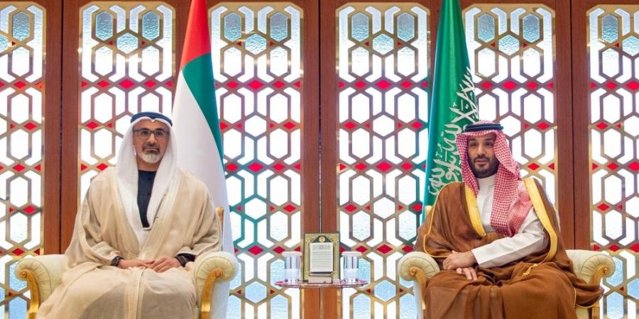 ولي العهد يستعرض مجالات التعاون المشترك مع ولي عهد أبوظبي - الكويت الاخباري
