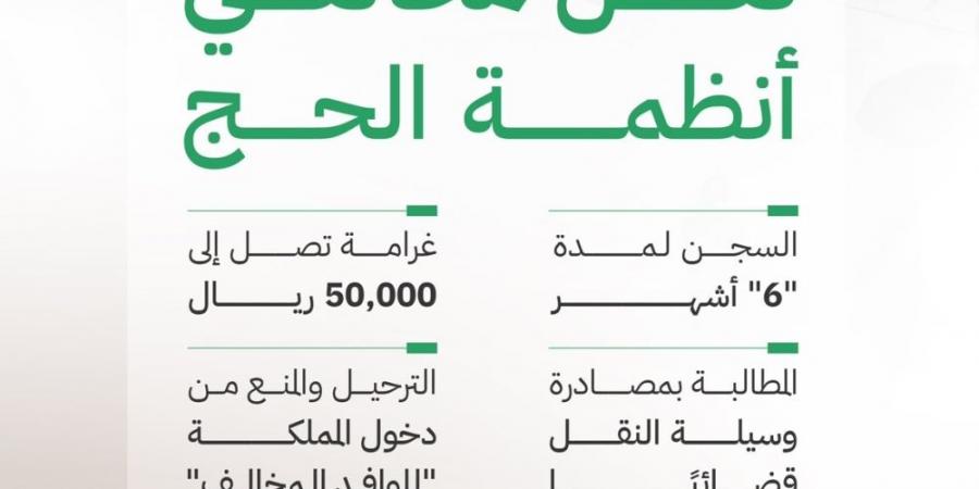 قرارات إدارية بحق 17 مخالفًا لأنظمة الحج لنقلهم 61 مخالفًا - الكويت الاخباري