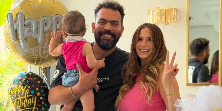 خالد عليش يحتفل بعيد ميلاده الـ 39 بصحبة زوجته وابنته عاليا - الكويت الاخباري