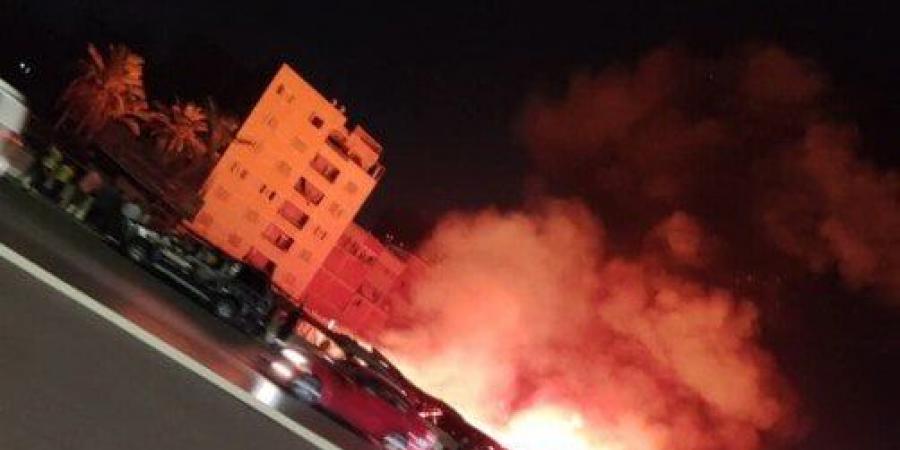 بالفيديو.. حريق هائل في سوق السيراميك بمؤسسة الزكاة في المرج - الكويت الاخباري