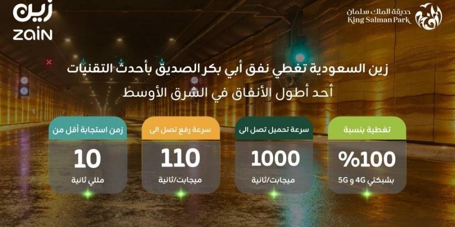 زين السعودية توفر تغطية الجيلين الرابع والخامس في نفق أبي بكر الصديق - #عاجل - الكويت الاخباري