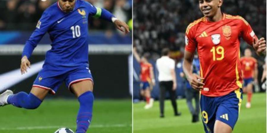 تشكيل قمة إسبانيا وفرنسا بنصف نهائي دوري الأمم الأوروبية #إسبانيا_فرنسا #دوري_الأمم_الأوروبية #مبابي #لامين_يامال - الكويت الاخباري