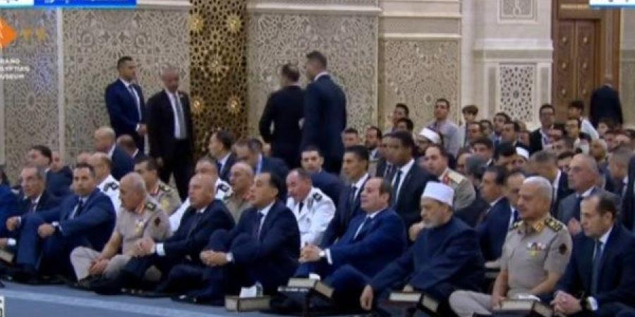 الرئيس السيسي يشهد صلاة عيد الأضحى من مسجد مصر بالعاصمة الإدارية - الكويت الاخباري