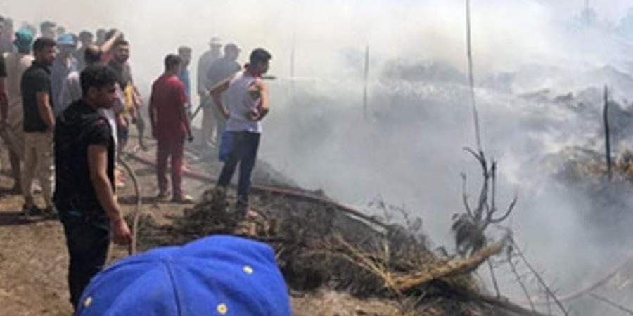 إخماد نيران حريق هائل بشونة كتان ومصنع طوب مهجور بالغربية - الكويت الاخباري