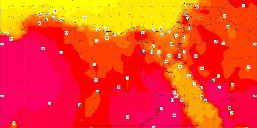 تصل لـ 44 درجة مئوية.. كتلة حارة تضرب مصر ودرجات الحرارة قياسية اليوم - الكويت الاخباري