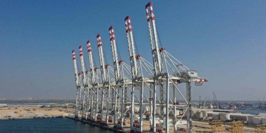 ميناء دمياط يستقبل 5 أوناش رصيف عملاقة من (STS) المخصصة لمحطة الحاويات "تحيا مصر 1" - الكويت الاخباري