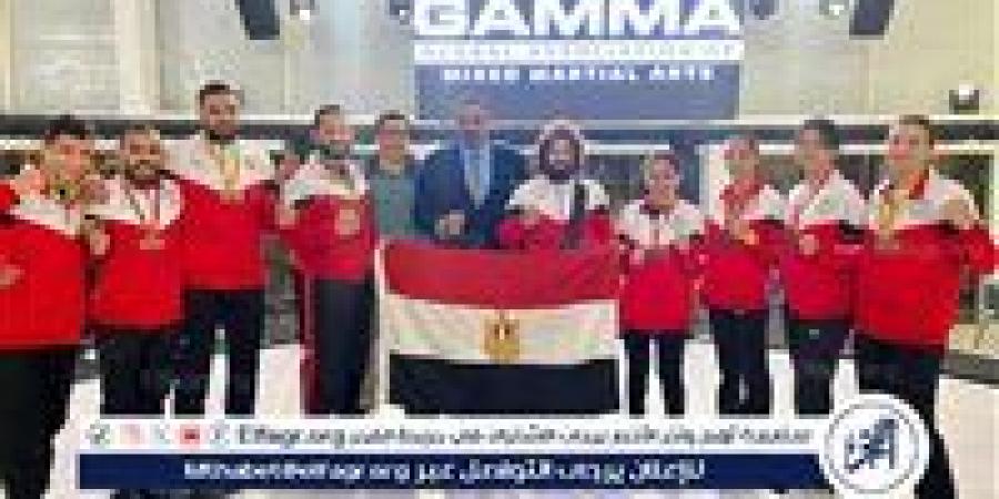 مصر تحصد 10 ميداليات في بطولة العالم للفنون القتالية «MMA» بالبرازيل - الكويت الاخباري