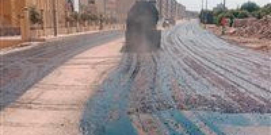 محافظ القليوبية يتابع أعمال رصف طريق مساكن الرملة ببنها - الكويت الاخباري