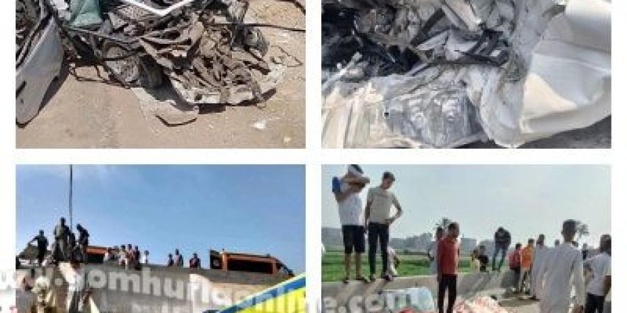 كارثة على الطريق الإقليمي بالمنوفية.. وفاة 14 شخصًا في حادث مأساوي بين تريلا وميكروباص #الجمهورية_أون_لاين, #جريدة_الجمهورية, #حادث_الطريق_الإقليمي, #تريلا_تصدم_ميكروباص, #أشمون, #وفيات_المنوفية, #حادث_مروع, - الكويت الاخباري