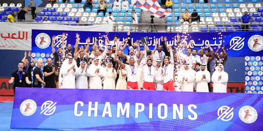 الكويت يتوّج بلقب كأس الاتحاد لكرة اليد ويحقق الثنائية المحلية - الكويت الاخباري
