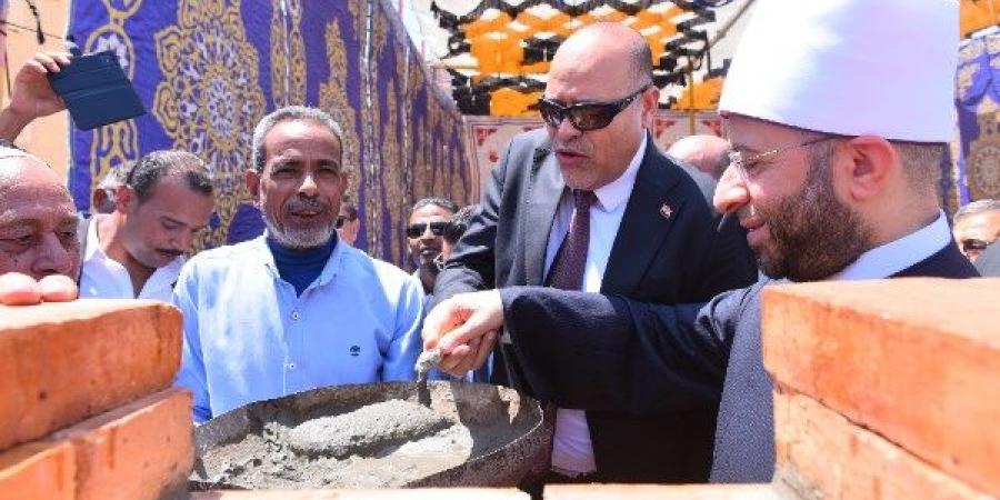 وضع حجر الأساس لبناء مسجد برأس غارب - الكويت الاخباري