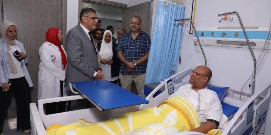 محافظ الجيزة يتابع نسب التنفيذ بمشروع تطوير غرفة العمليات بمستشفى الشيخ زايد العام - الكويت الاخباري