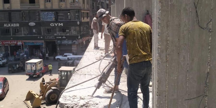 وزيرة التنمية المحلية تعلن بدء إزالة عقار بدون ترخيص على مساحة 1000 متر بعين شمس - الكويت الاخباري
