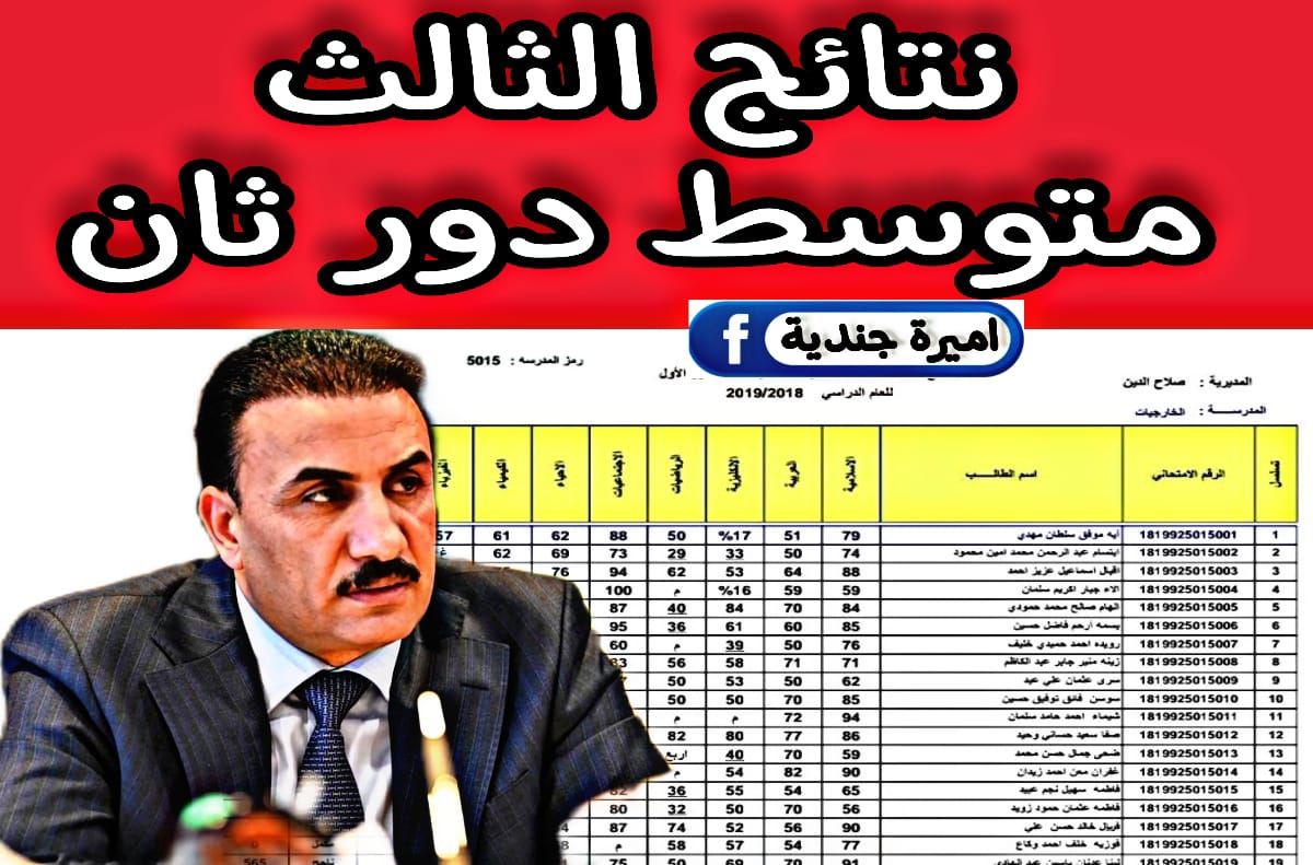 تـــوا افــتح …  رابط نتائج الثالث متوسط 2024 الدور الثاني عبر موقع وزارة التربية العراقية /epedu.gov.iq فور الاعلان عنها