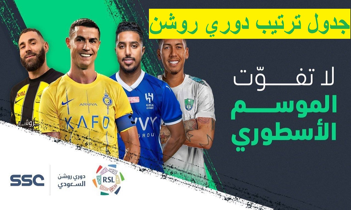 مفاجأة في الأسبوع الجديد .. تعرف على جدول ترتيب دوري روشن السعودي الأحد 15 سبتمبر 2024