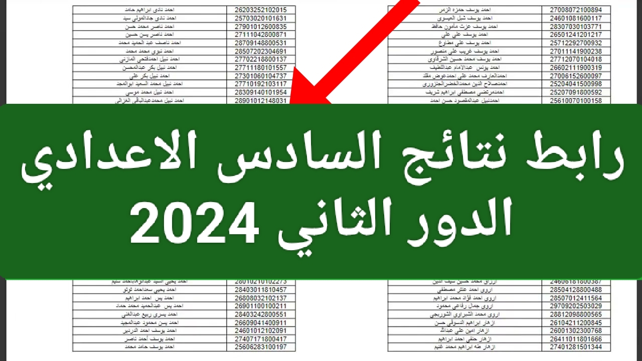 الآن وبشكل مباشر.. رابط نتائج السادس الاعدادي الدور الثاني 2024 عبر موقع نتائجنا ووزارة التربية العراقية